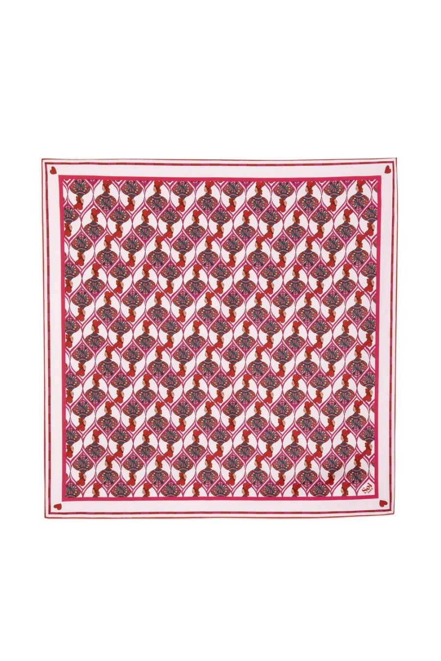 Accessoires Soi Paris | Foulard En Soie Dame De Coeur