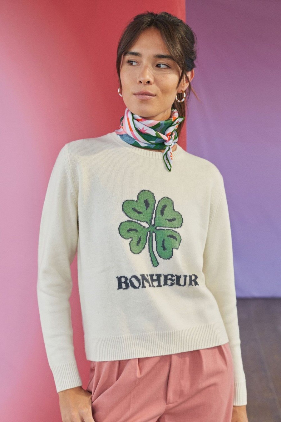 Vetements Soi Paris | Pull Bonheur En Laine