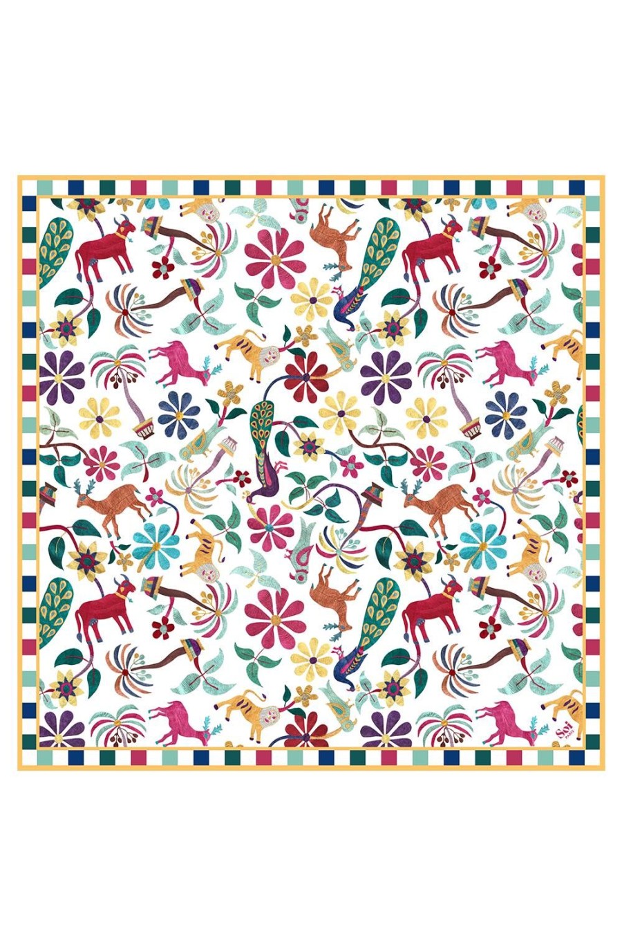 Accessoires Soi Paris | Foulard En Soie Jaipur