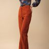 Vetements Soi Paris | Pantalon Idealiste En Velours Citrouille